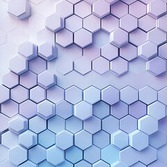 Dynamic hexagonal patterns abstract design digital art modern aesthetic top view technology concept