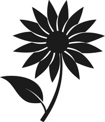 Arnica icon Silhouette vector on transparent background