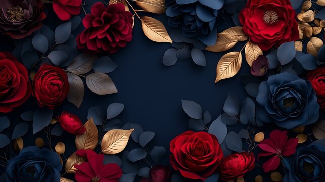 colourful roses pattern background texture