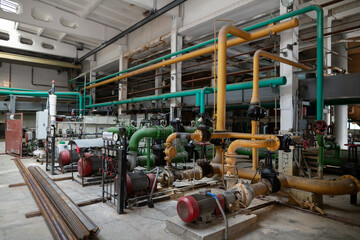 Pumping station for water preparation in a heat exchanger circuit. Includes industrial pumps,...