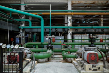 Pumping station for water preparation in a heat exchanger circuit. Includes industrial pumps,...