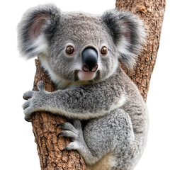 Fototapeta premium Koala on transparent background 