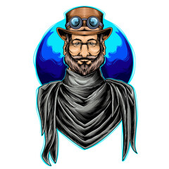 Cowboy Man Illustration