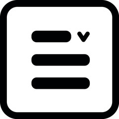 Obraz premium Ícones de Menu Minimalistas em Estilo Flat – UI/UX, Web e Mobile, perfeitos para interfaces de usuário (UI/UX), design de aplicativos mobile, web - Minimalist Menu Icons in Flat Style – UI/UX, Web