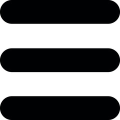 Obraz premium Ícones de Menu Minimalistas em Estilo Flat – UI/UX, Web e Mobile, perfeitos para interfaces de usuário (UI/UX), design de aplicativos mobile, web - Minimalist Menu Icons in Flat Style – UI/UX, Web