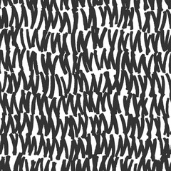 Monochrome background. Abstract seamless pattern with spot. Brush stroke isolated on white background.