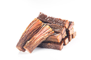 Dried beef jerky, beef strips