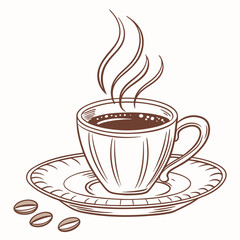 coffee cup
, white background