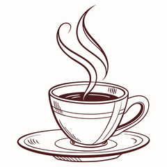coffee cup
, white background