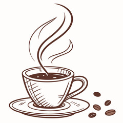 coffee cup
, white background