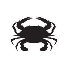 Blue crab silhouette