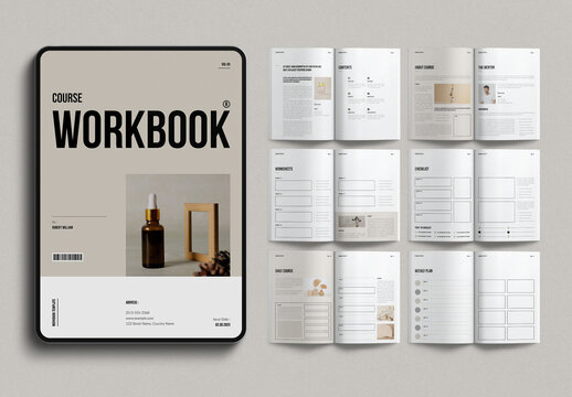 Digital Course Workbook Template