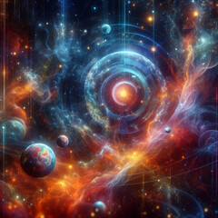 Futuristic Cosmic Lights