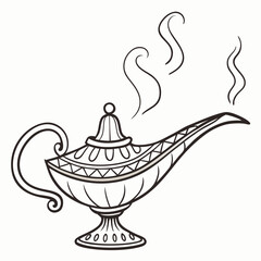 tea pot , white background