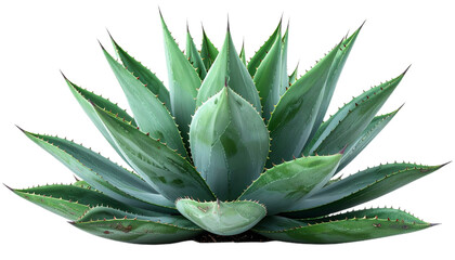 Agave Plant isolated on white background. Suitable for marketing or business purposes. PNG file