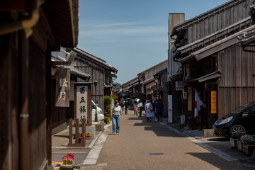 Obraz premium The scenery of Sekijuku in Mie Prefecture, Japan