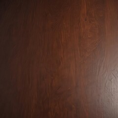 Deep brown wood, polished surface; refined, natural feel,  polished, polished wood