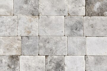 Naklejka premium Gray-white square stone tiles