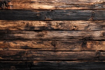 Fototapeta premium Aged, weathered wooden planks (8)