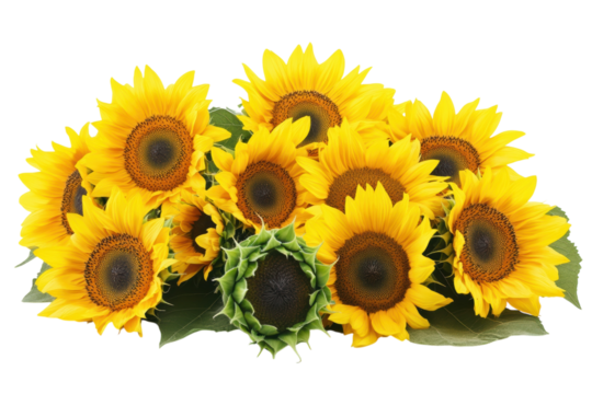 Sunflowers in full bloom here