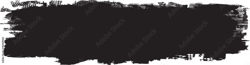 Poster Grunge textured banner with rough edges. Speckled texture. Overlay grunge texture . Simply place texture over any object to create grunge effect . Banner with scratched surface for your design. 