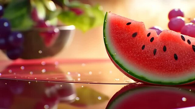 Refreshing Summer Fruits: Watermelon and Grapes for Health and Joy