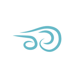 Air, wind, swirl in doodle illustration style. Sketch drawn air blow motion, smoke flow art, abstract line. Wave beach vector illustration. Isolated vector illustration.