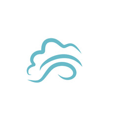 Air, wind, swirl in doodle illustration style. Sketch drawn air blow motion, smoke flow art, abstract line. Wave beach vector illustration. Isolated vector illustration.