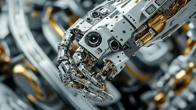 Exploring the Intricate Design of Futuristic Robotic Hand Mechanisms