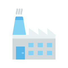 Factory icon vector image. Suitable for mobile apps, web apps and print media.