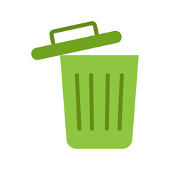 Garbage icon vector image. Suitable for mobile apps, web apps and print media.