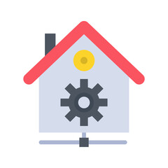 Home Automation icon vector image. Suitable for mobile apps, web apps and print media.