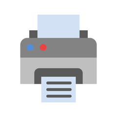 Printer icon vector image. Suitable for mobile apps, web apps and print media.