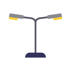 Street Light icon vector image. Suitable for mobile apps, web apps and print media.