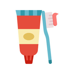 Toothpaste icon vector image. Suitable for mobile apps, web apps and print media.
