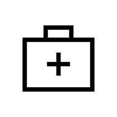 Obraz premium Medical first aid icon vector sign