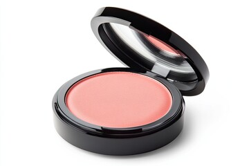Cream blush isolated on white background