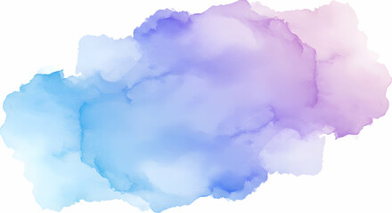 Soft Blue and Purple Abstract Watercolor Background Design
