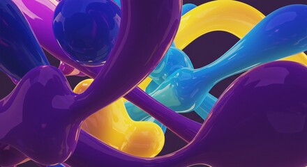 Fototapeta premium abstract illustration vector digital design beautiful background wallpaper banner 
