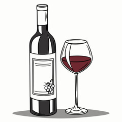 drink bottle vector