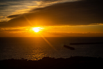 Naklejka premium Sunrise at Yakushima Island, Kagoshima Prefecture, Japan, a World Heritage Site
