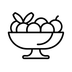 fruit bowl  white background