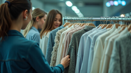 AI helps fashion companies trace the origin of each fabric, ensuring a transparent and ethical supply chain while using sustainable resources.