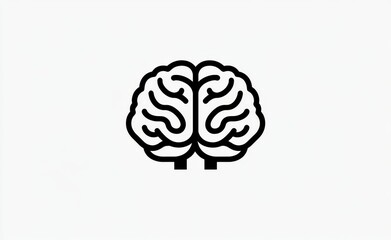 The collection includes linear style icons for brain and technology to be used in ai and circuit design