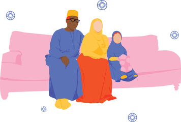 Grandparents with granddaughter