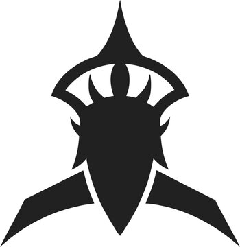 Tenaculum icon Silhouette vector on transparent background