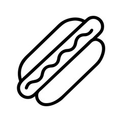 hotdog ,white background