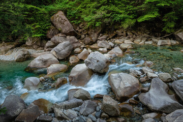 長野県大桑村　阿寺渓谷
