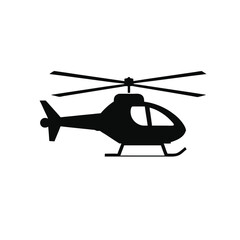 helicopter isolated on white