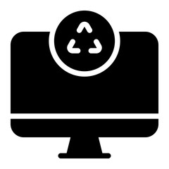 computer glyph icon